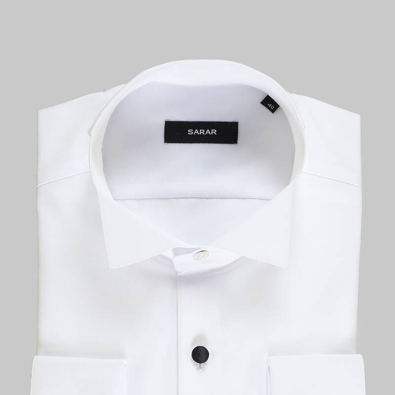 NOBILE BEYAZ SLIMEO SMOKİN GÖMLEK