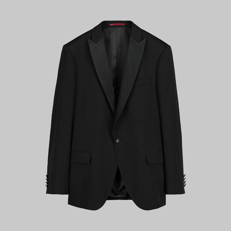 HAPPY NIGHT CARLO YELEK PAPYON TAKIM SİYAH SMOKİN