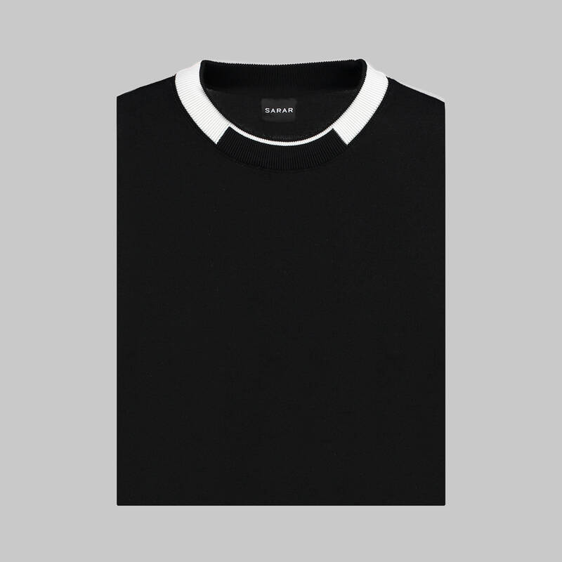 BİSİKLET YAKA KISA KOL BEYAZ TRİKO