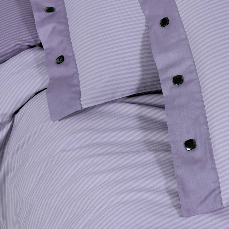 NEW FANCY STRIPE KING SIZE MAVİ NEVRESİM TAKIMI