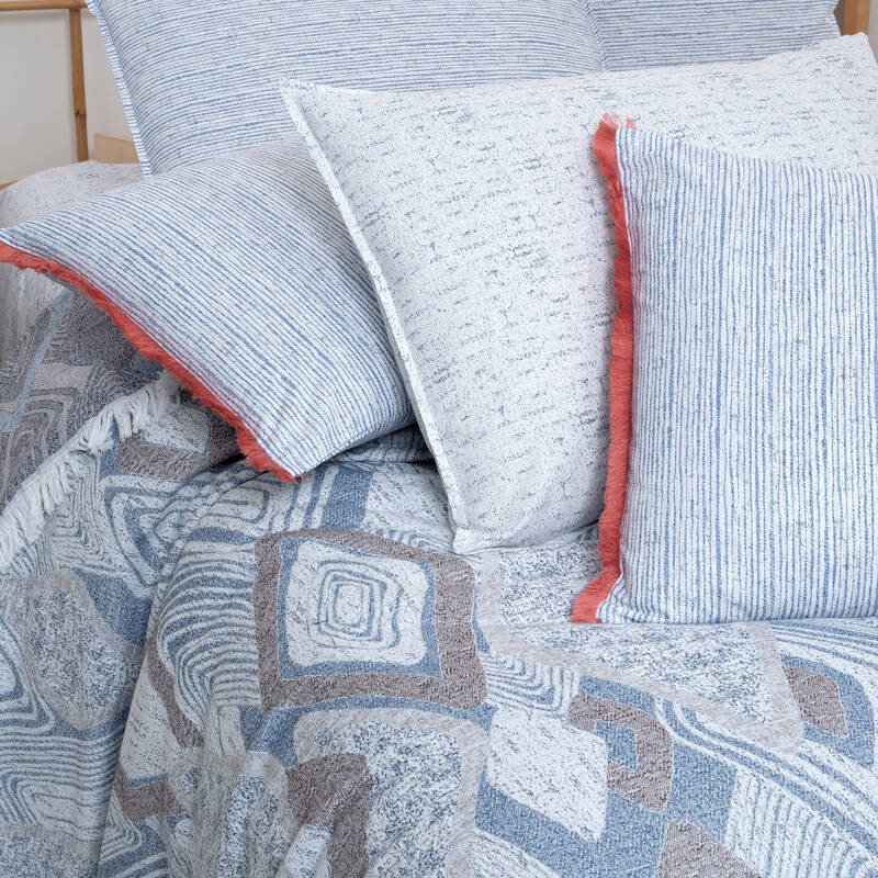 PEDRO ÇİFT KİŞİLİK MAVİ PİKE TAKIMI