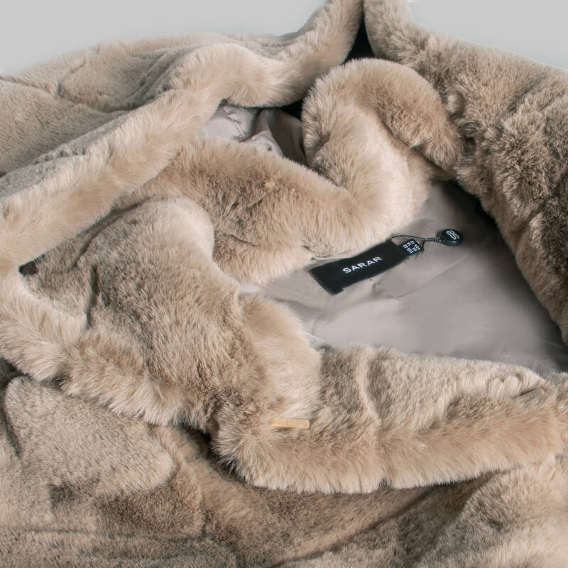 VANESSA KAHVERENGİ KÜRKLÜ MONT