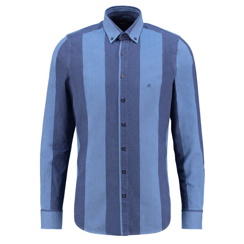 ELETA EKOSE MAVİ GÖMLEK