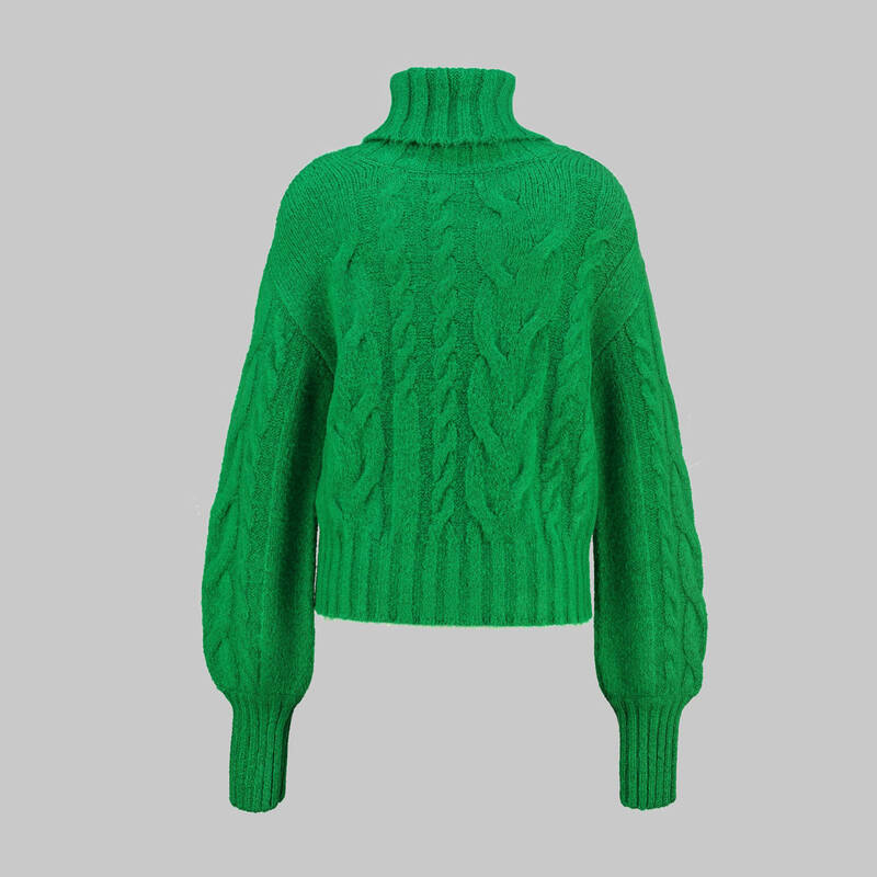 PETRU TAŞ RENGİ BOĞAZLI KAZAK