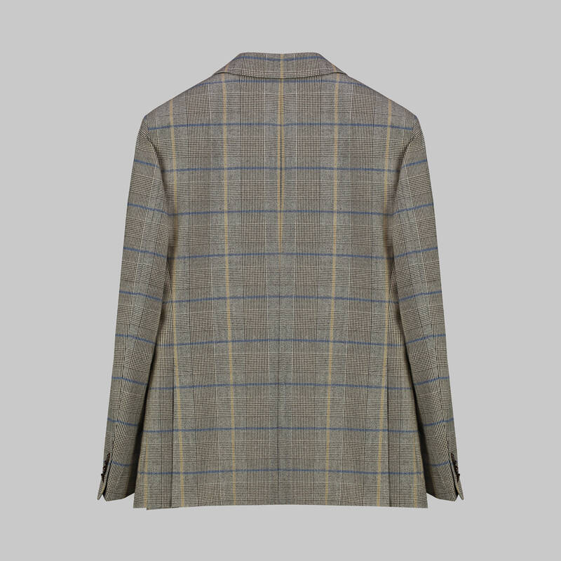 MATTEO GRİ KARELİ CEKET