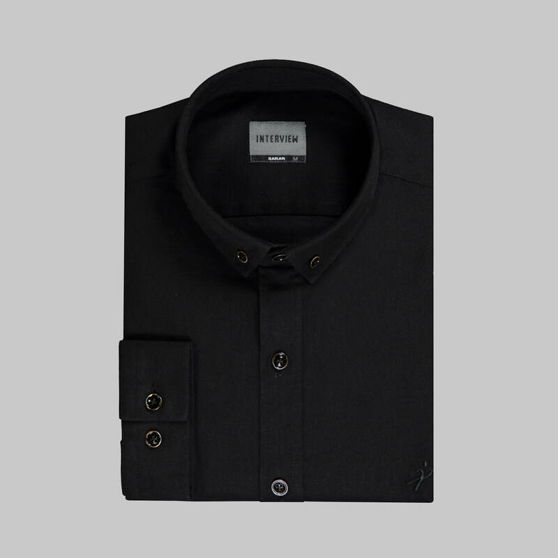 GOIAS SİYAH SLIM GÖMLEK