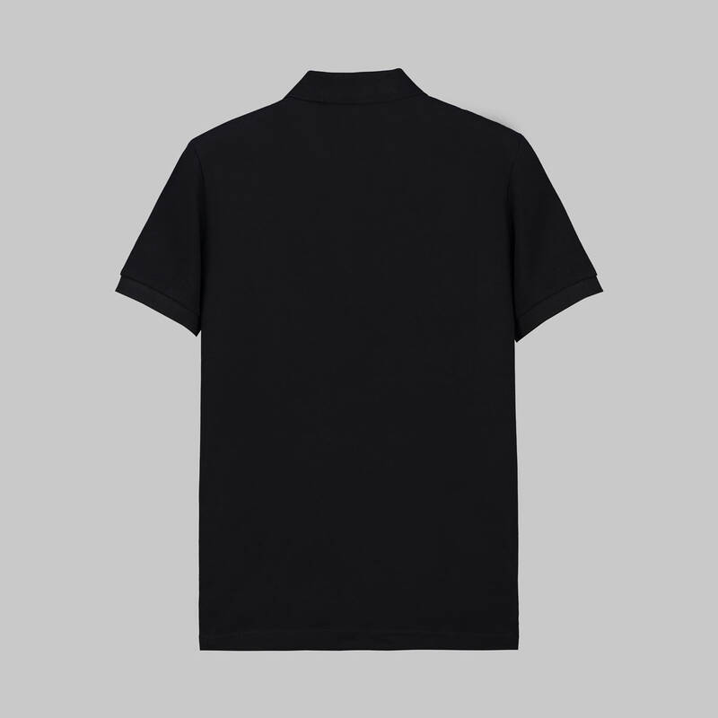 POLO YAKA BASKILI BEYAZ T-SHIRT