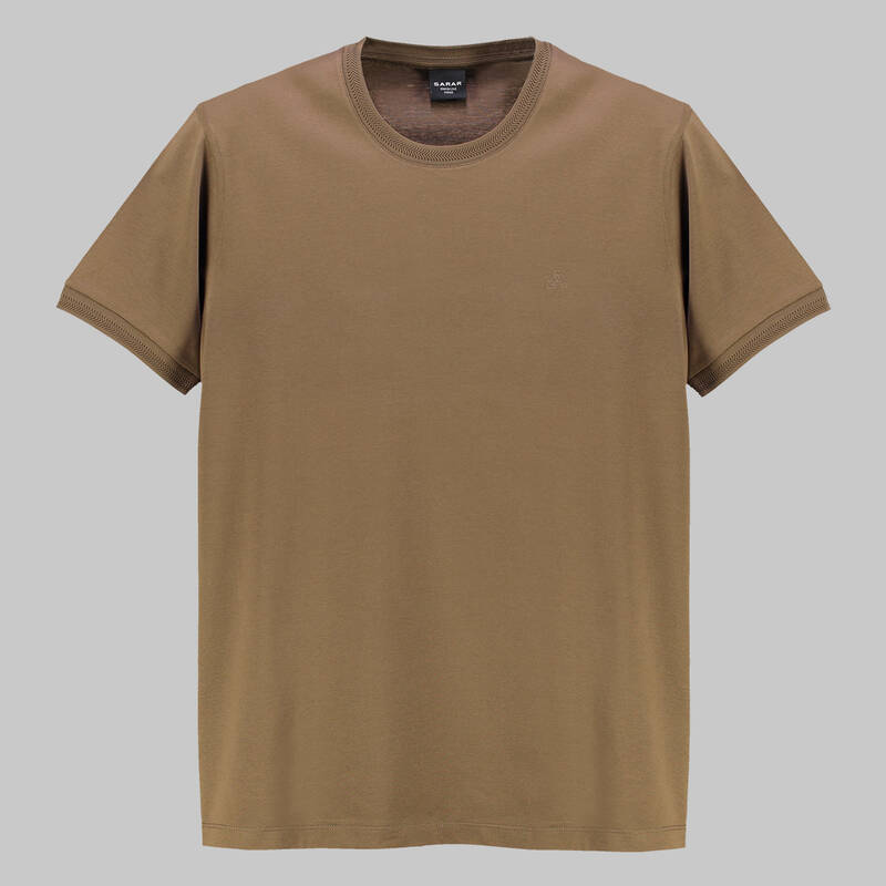 SARAR BİSİKLET YAKA MÜRDÜM T-SHIRT