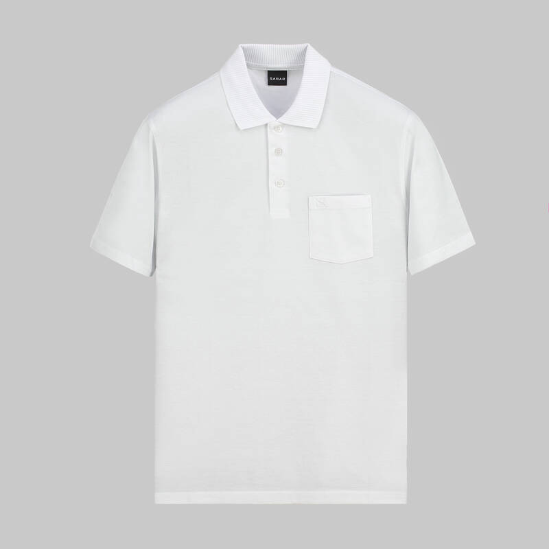 POLO YAKA CEPLİ SİYAH TİŞÖRT