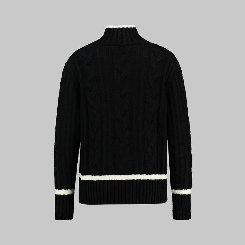 ALDEA SİYAH BOĞAZLI KAZAK