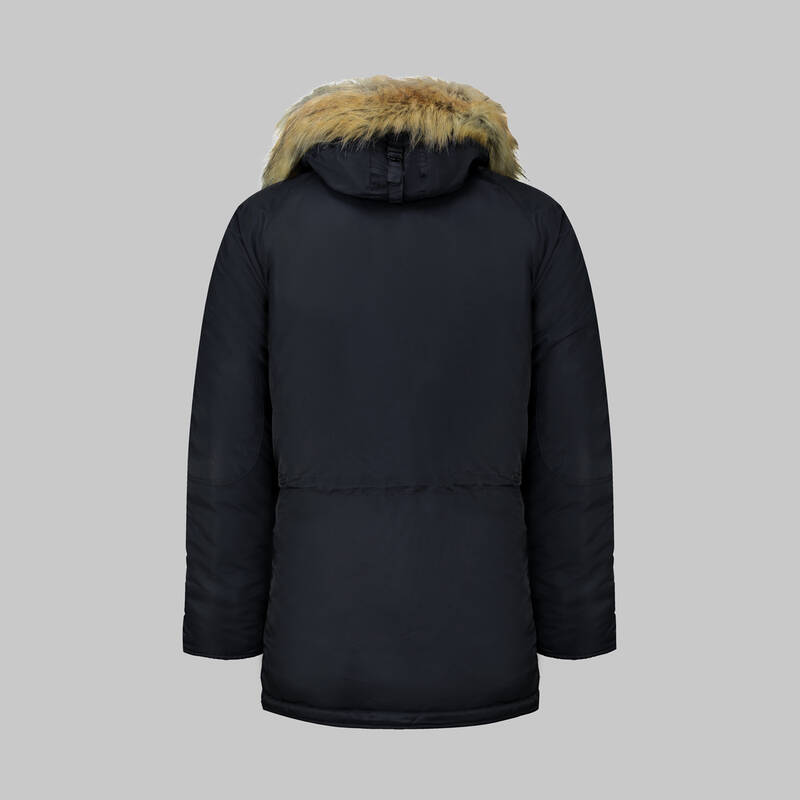 KÜRK KAPÜŞONLU HAKİ KABAN