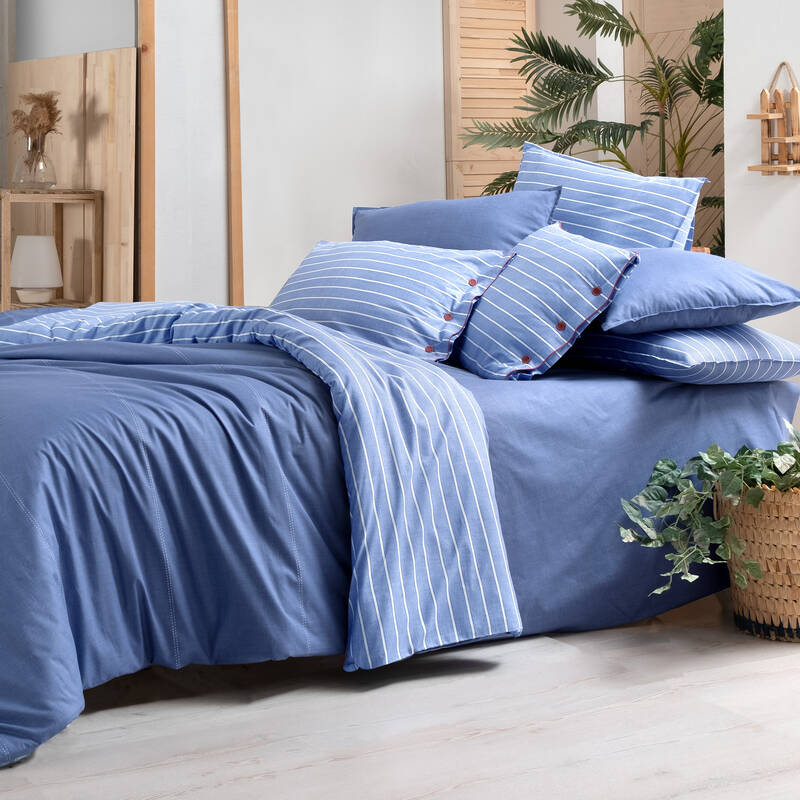 SANDOR FANCY POPLIN ÇİFT KİŞİLİK NEVRESİM TAKIMI