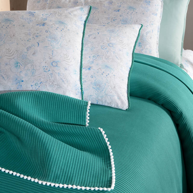 DORY TEK KİŞİLİK PETROL RENGİ PİKE TAKIMI