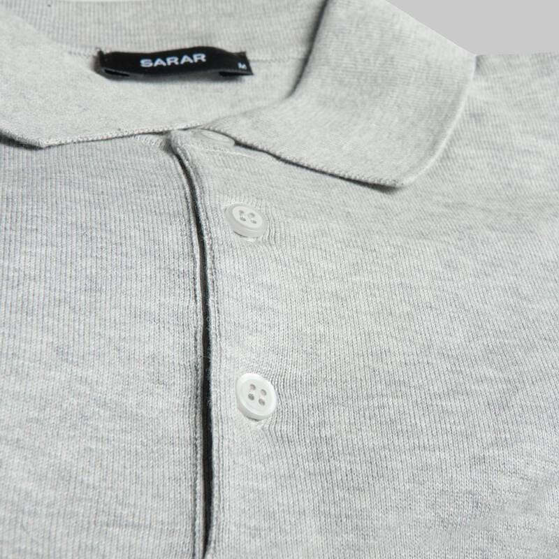 DÜĞMELİ POLO YAKA LACİVERT TRİKO