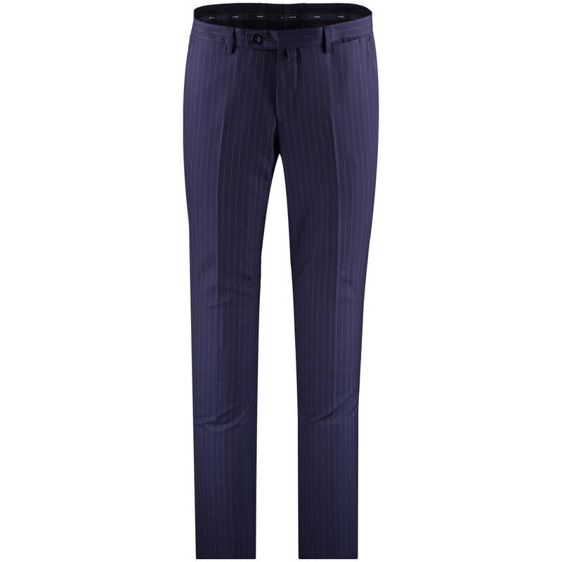 JAM SAXON ÇİZGİLİ LACİVERT TAKIM ELBİSE