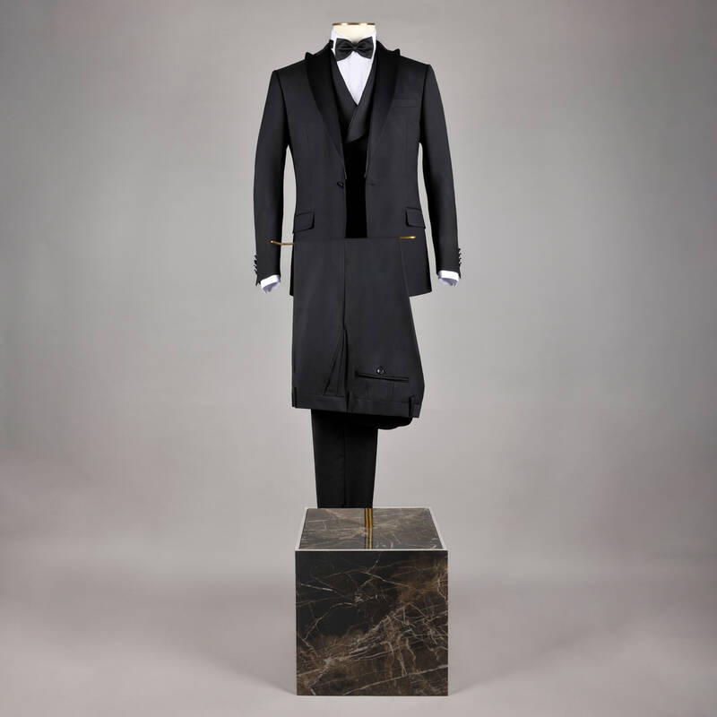 HAPPY NIGHT AMOR SİYAH SMOKİN YELEK PAPYON TAKIM