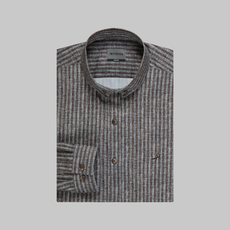 GOIAS ÇİZGİLİ PARLEMENT GÖMLEK