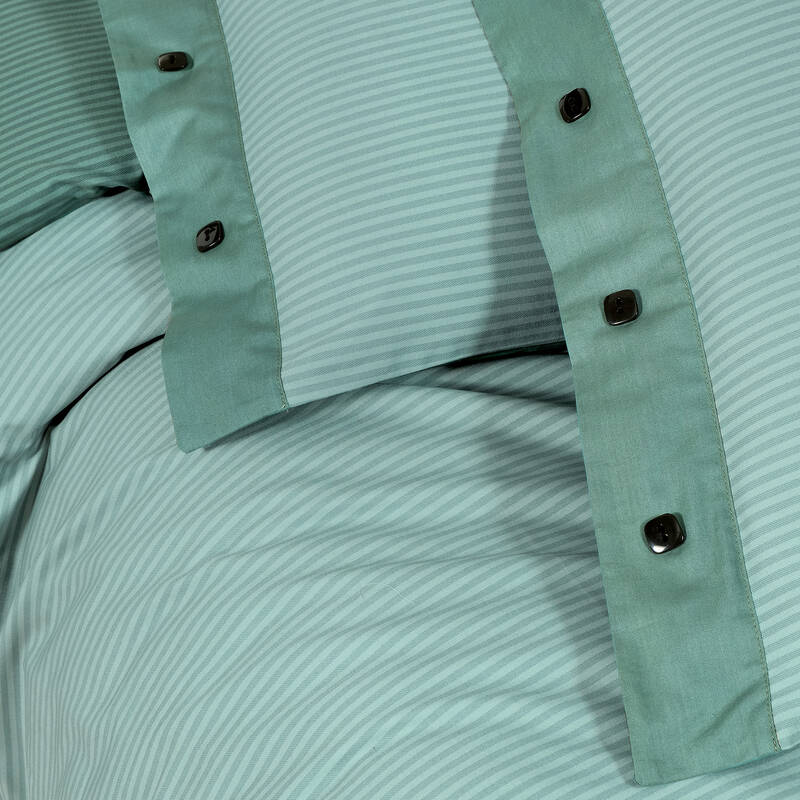 NEW FANCY STRIPE TEK KİŞİLİK MAVİ NEVRESİM TAKIMI