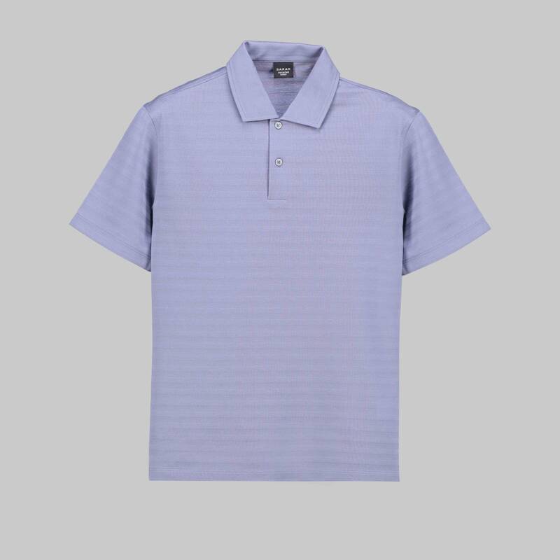 SARAR POLO YAKA LİLA T-SHIRT