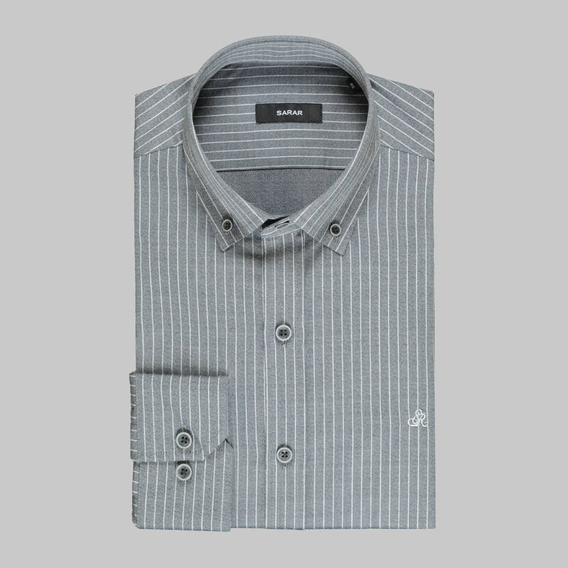 ELETA UZUN KOL MAVİ SLIM GÖMLEK