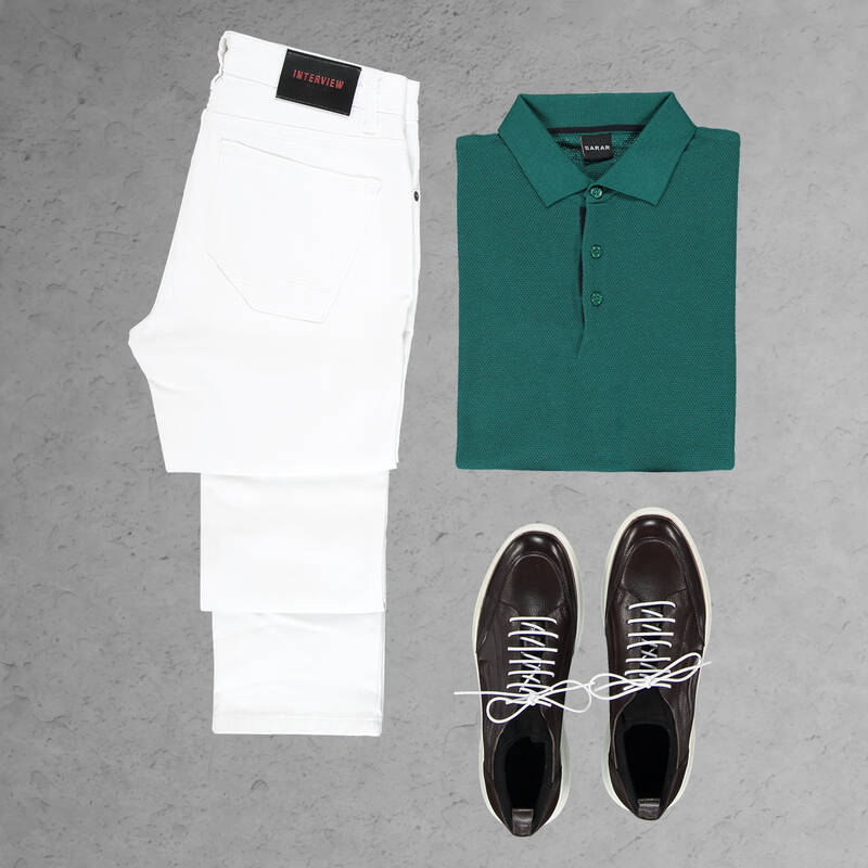 ROYS BEYAZ KOTON PANTOLON