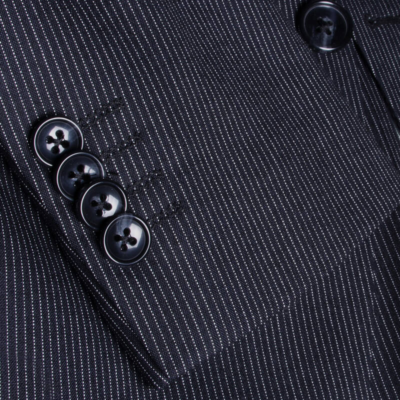 AMARA NASA RESTA YELEKLİ ÇİZGİLİ SİYAH TAKIM