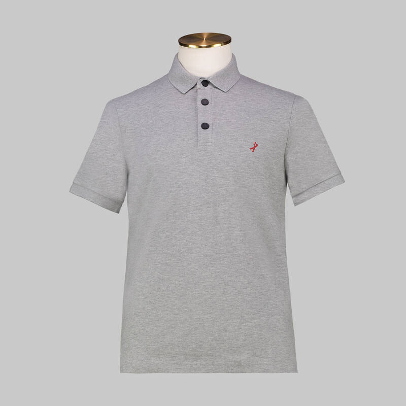 INTERVIEW POLO YAKA LACİVERT T-SHIRT