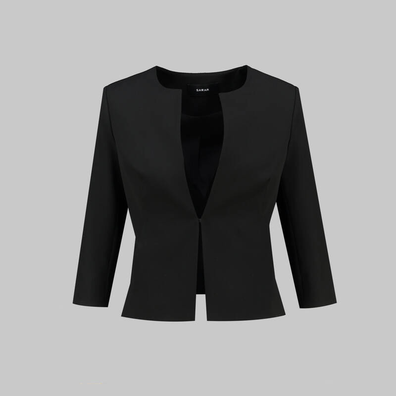 RAINA SİYAH KLASİK CEKET