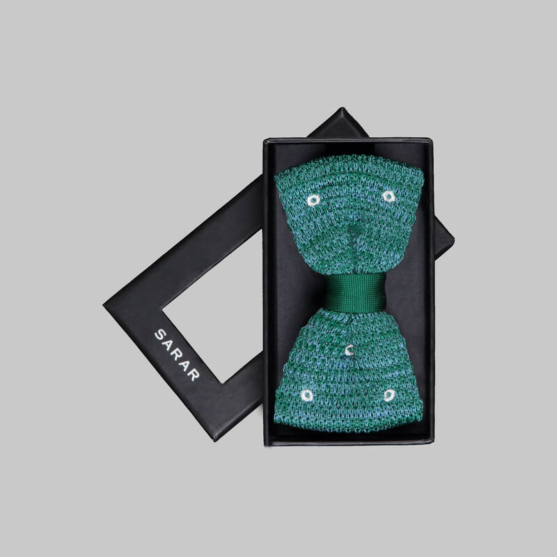 Yeşil Örgü Papyon 53