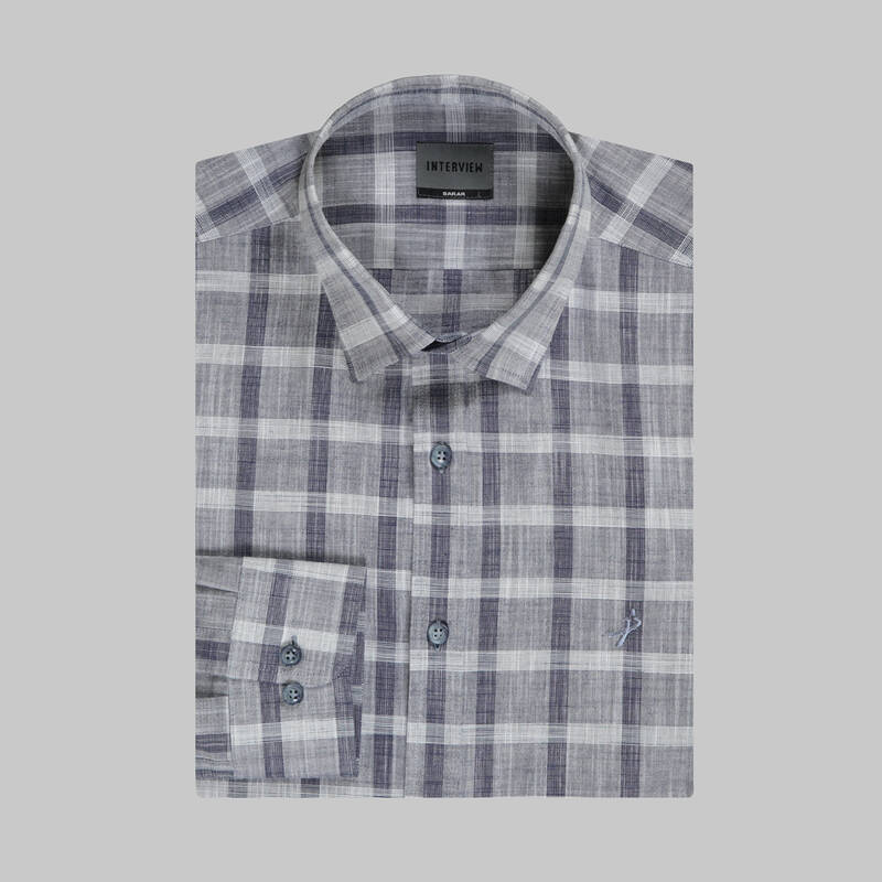 ARTOS KARE DESEN YEŞİL GÖMLEK