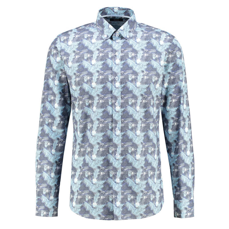 ELETA SLİM FİT MAVİ GÖMLEK