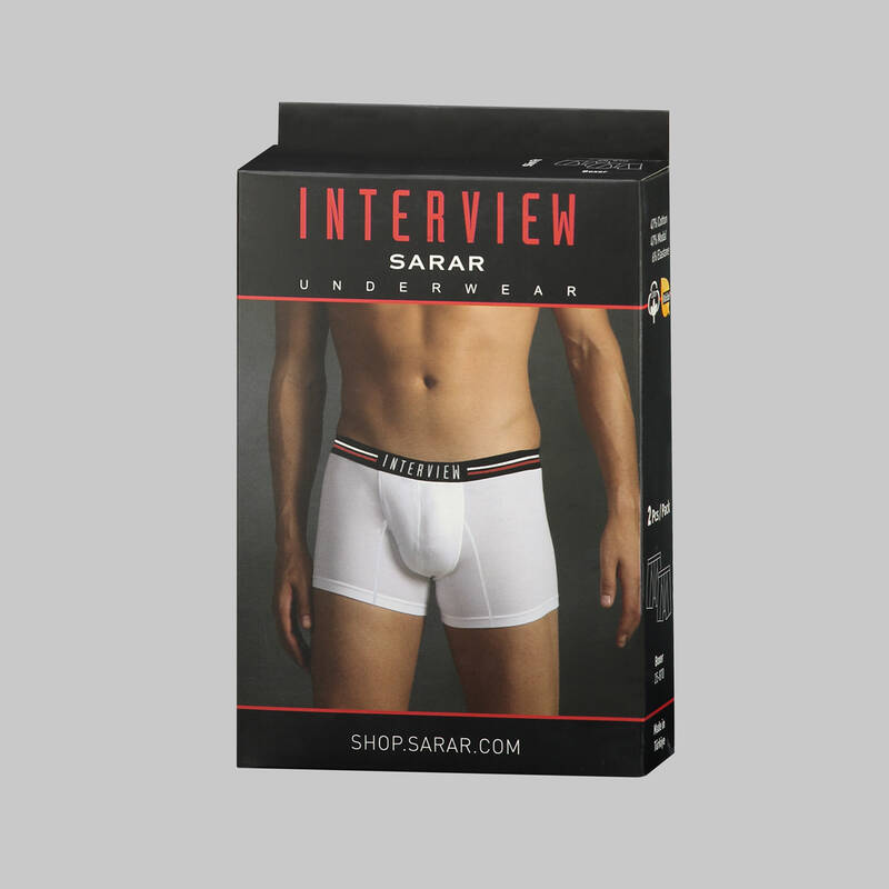 ERKEK İKİLİ BEYAZ BOXER