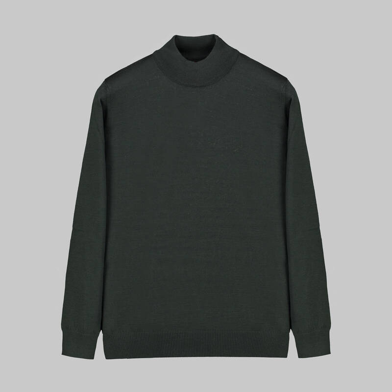 SİYAH YARIM BALIKÇI TRİKO