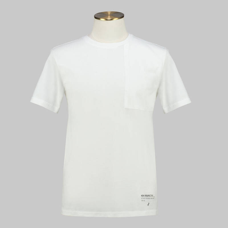 BEYAZ BİSİKLET YAKA BASİC T-SHIRT