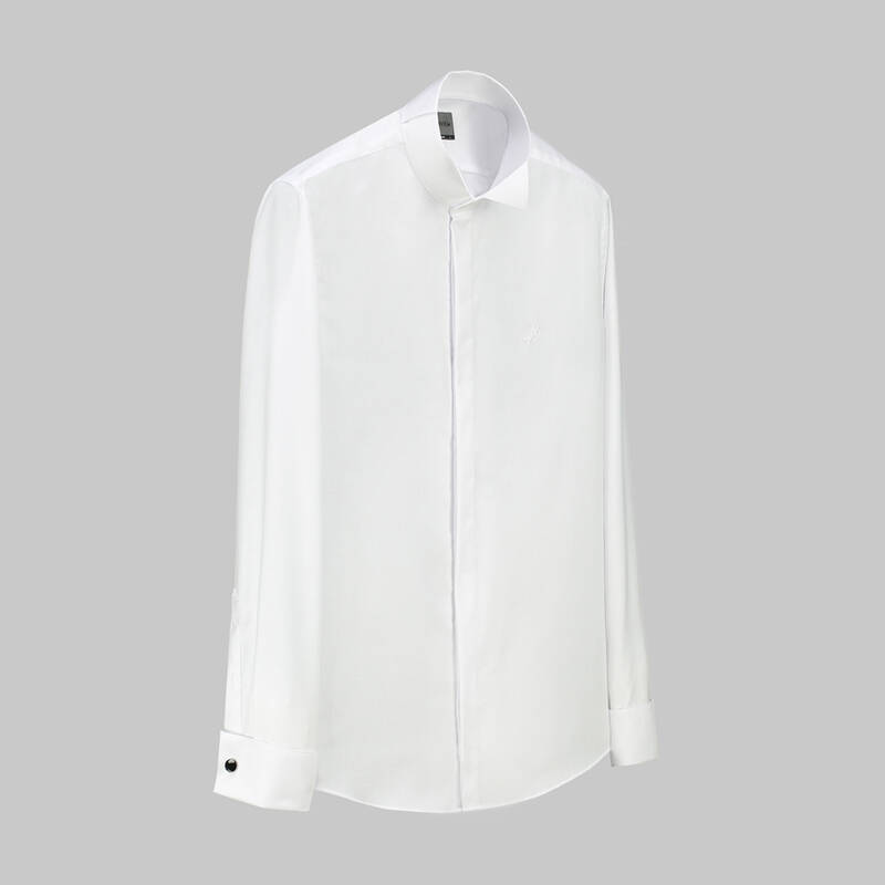 NOTTE KOL MANŞETLİ BEYAZ GÖMLEK