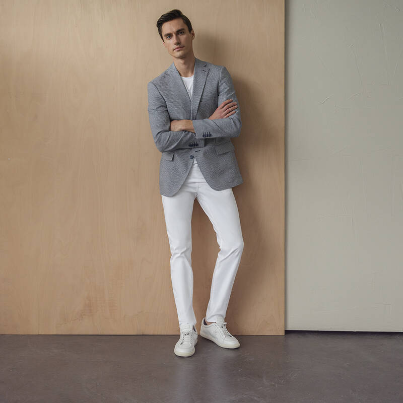 REXFORD DESENLİ BEJ CEKET