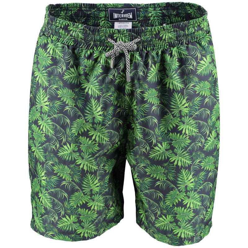 VILE YEŞİL DESENLİ DENİZ ŞORTU