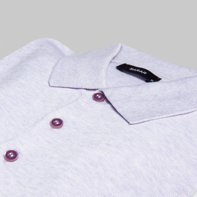 DÜĞMELİ POLO YAKA LACİVERT TRİKO