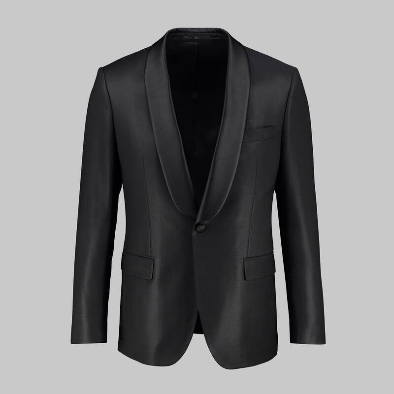 PAVALOTTI SİYAH NOMOS SABİT YAKA SMOKİN