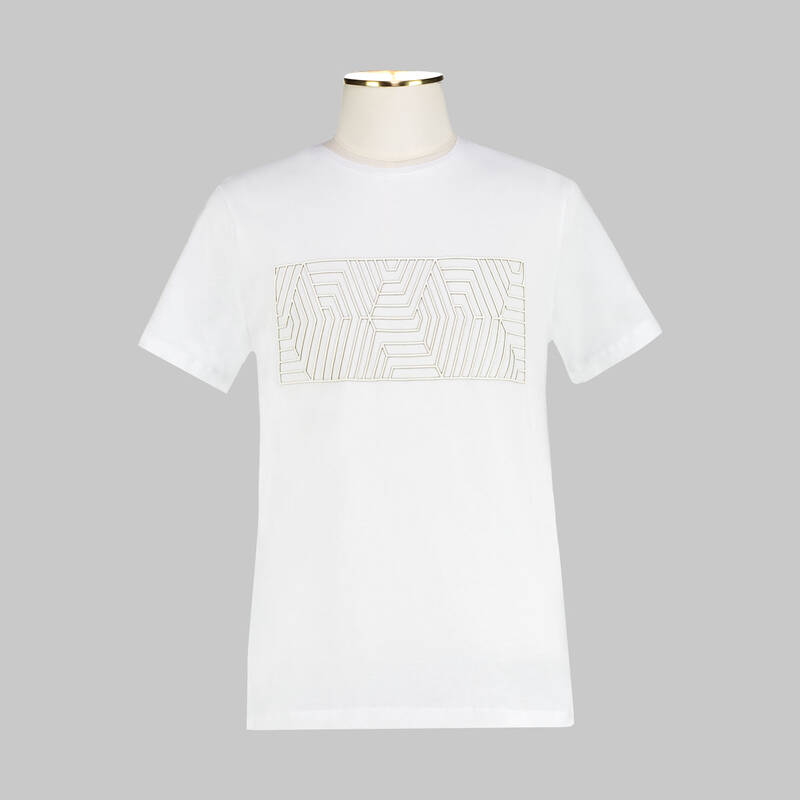 BİSİKLET YAKA BEYAZ T-SHIRT