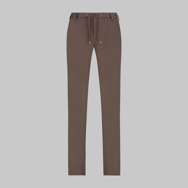 BELİ BAĞCIKLI KAHVERENGİ ELY PANTOLON