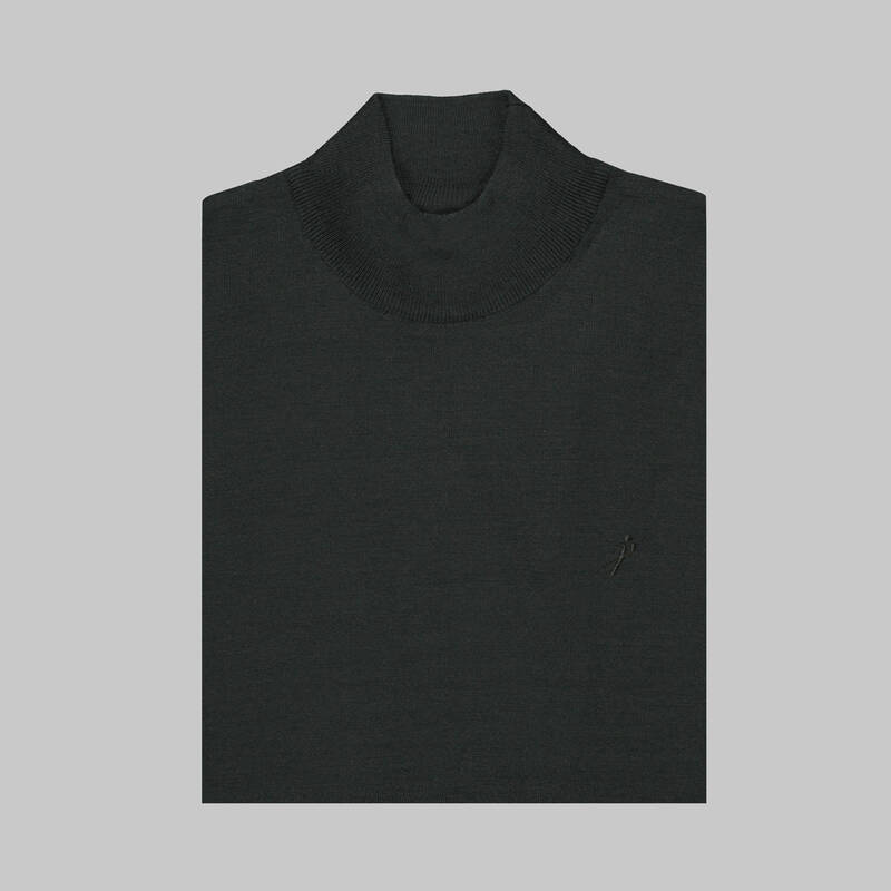 SİYAH YARIM BALIKÇI TRİKO