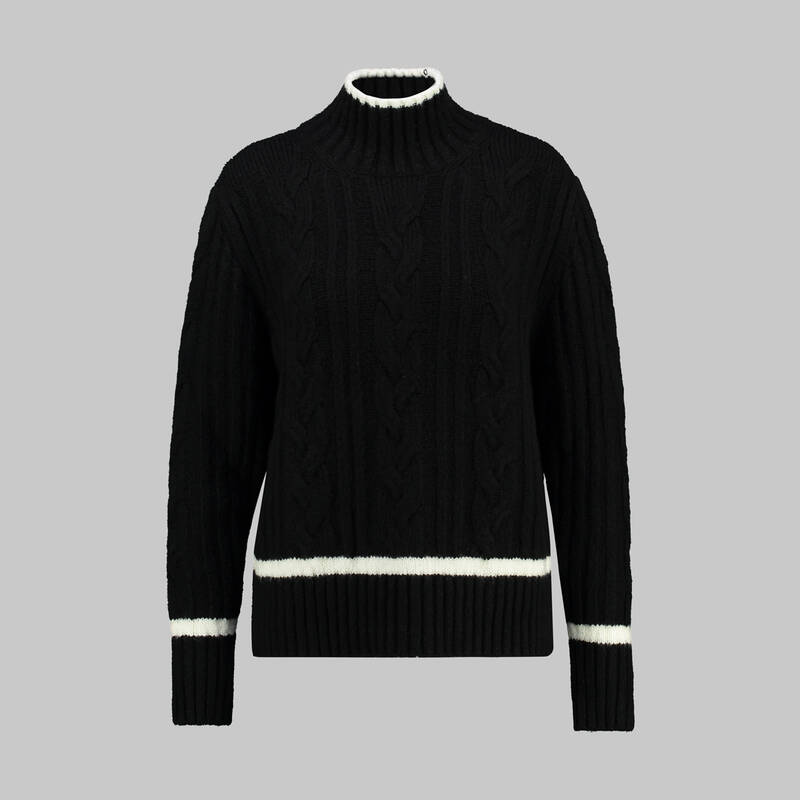 ALDEA SİYAH BOĞAZLI KAZAK