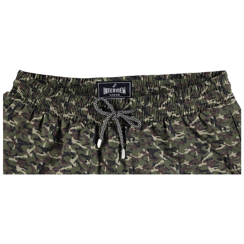 DESENLİ VILE YEŞİL DENİZ ŞORTU