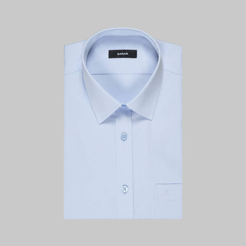 ELVIO KISA KOL KOYU MAVİ GÖMLEK