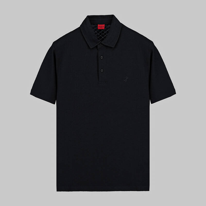 POLO YAKA PETEK DESENLİ YEŞİL TİŞÖRT