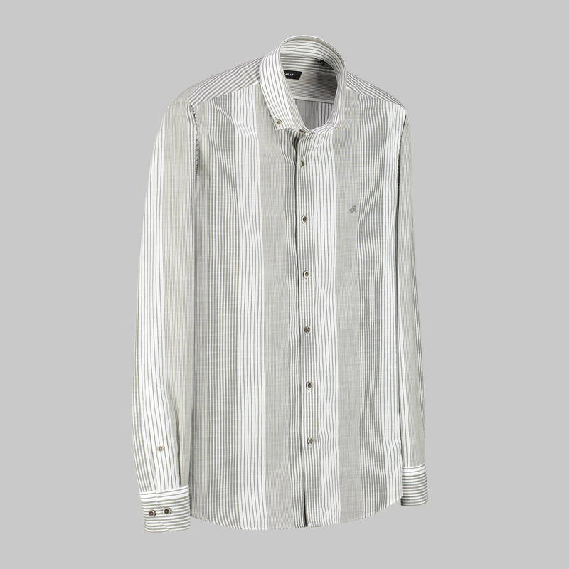 ELETA FDO SLIMEO KAHVERENGİ GÖMLEK