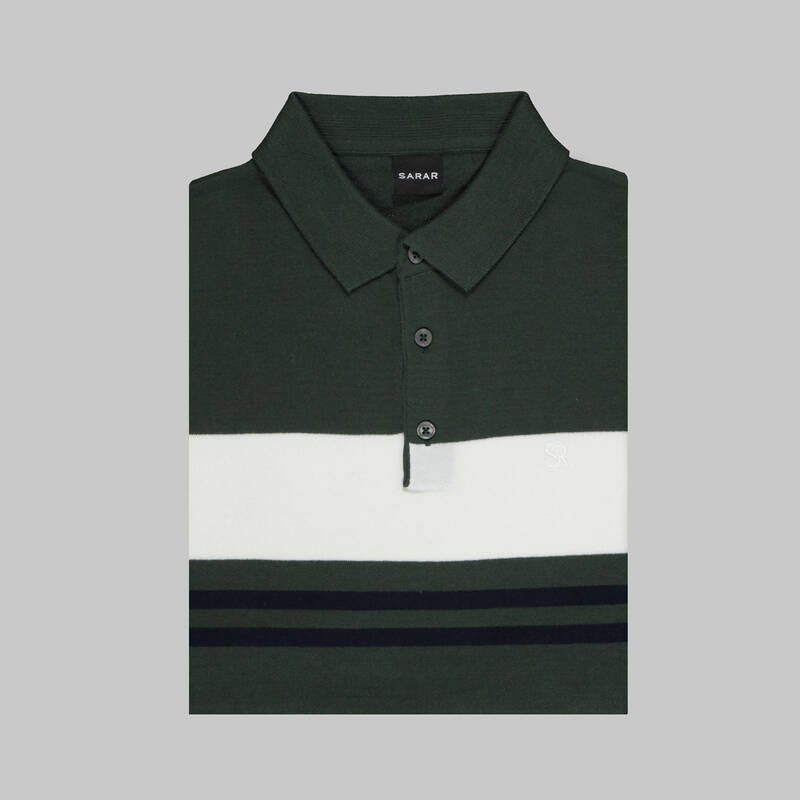 POLO YAKA KISA KOLLU YEŞİL TRİKO KAZAK