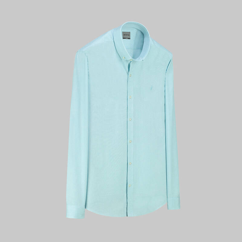 GOIAS MİNİ KARE TURKUAZ GÖMLEK