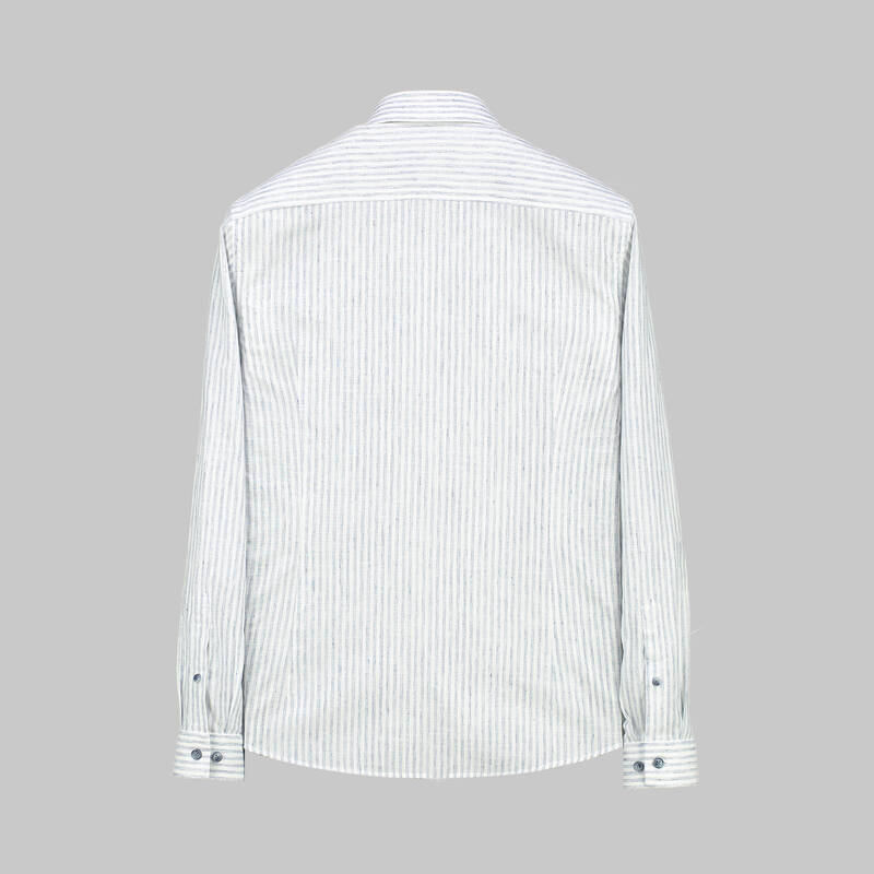 GOIAS KAHVERENGİ UZUN KOL SLİM GÖMLEK